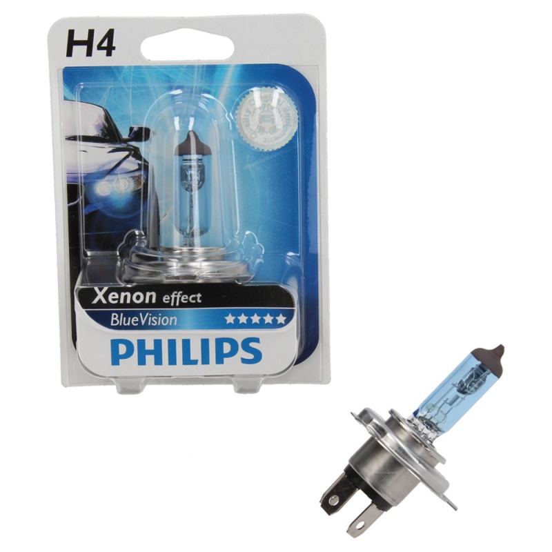 B12342BV LAMPARA BLUE VISION 12V H4 12342 BV+ 12V 60/55W                              B1